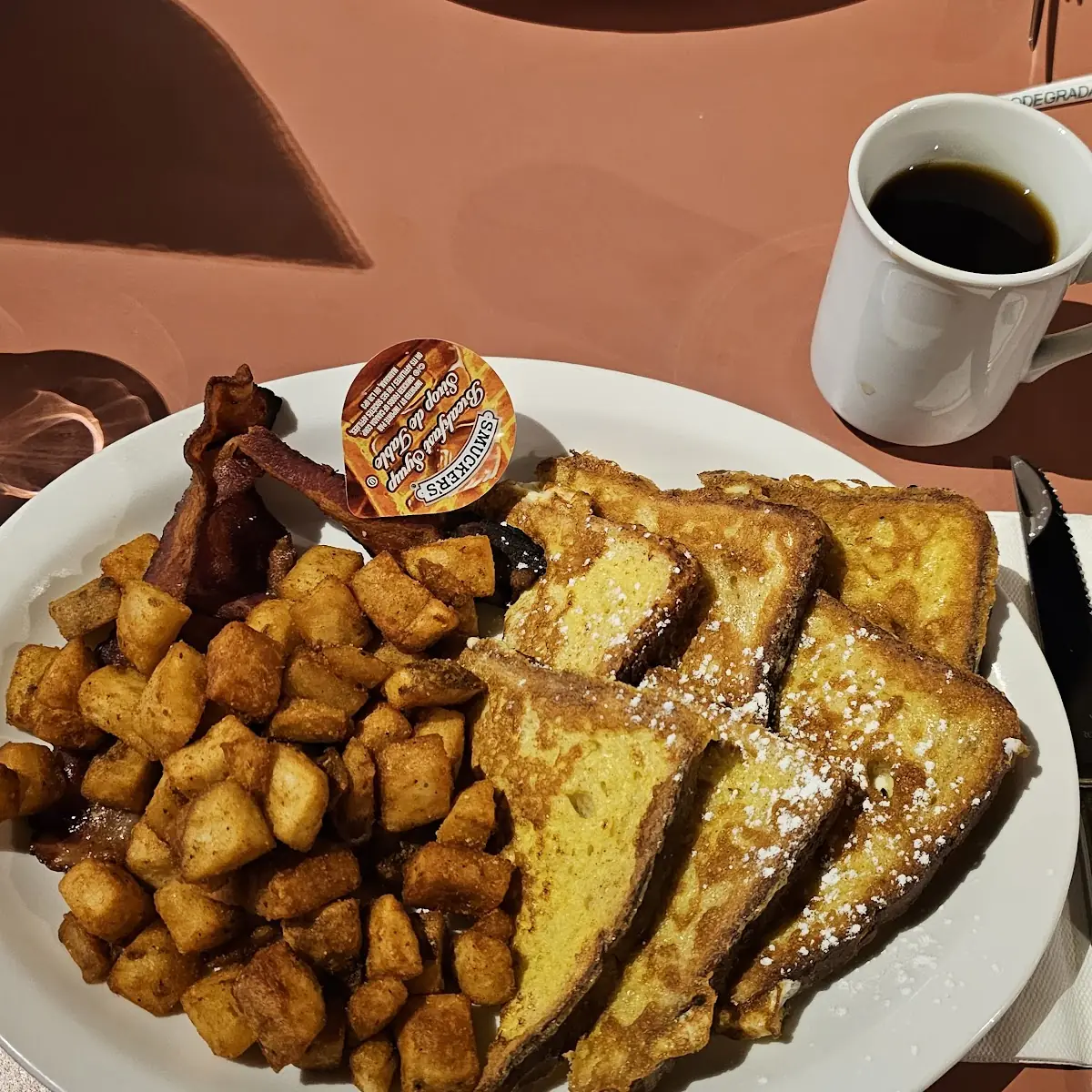 French Toast Homefries & Bacon