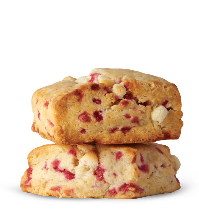 Raspberry White Chocolate Scone