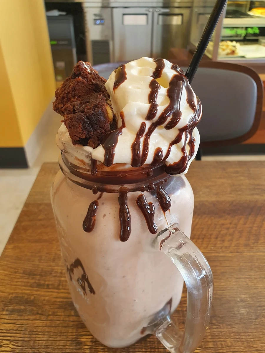Choc Brownie Thickshake, Cornerstone Cafe