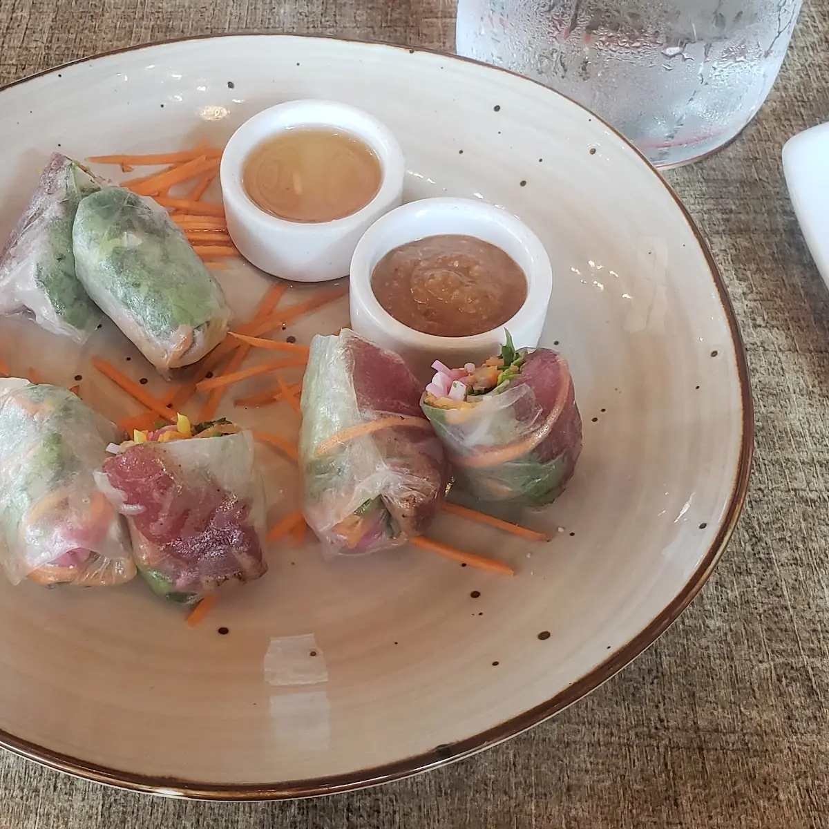 Seared Ahi Tuna Spring Roll