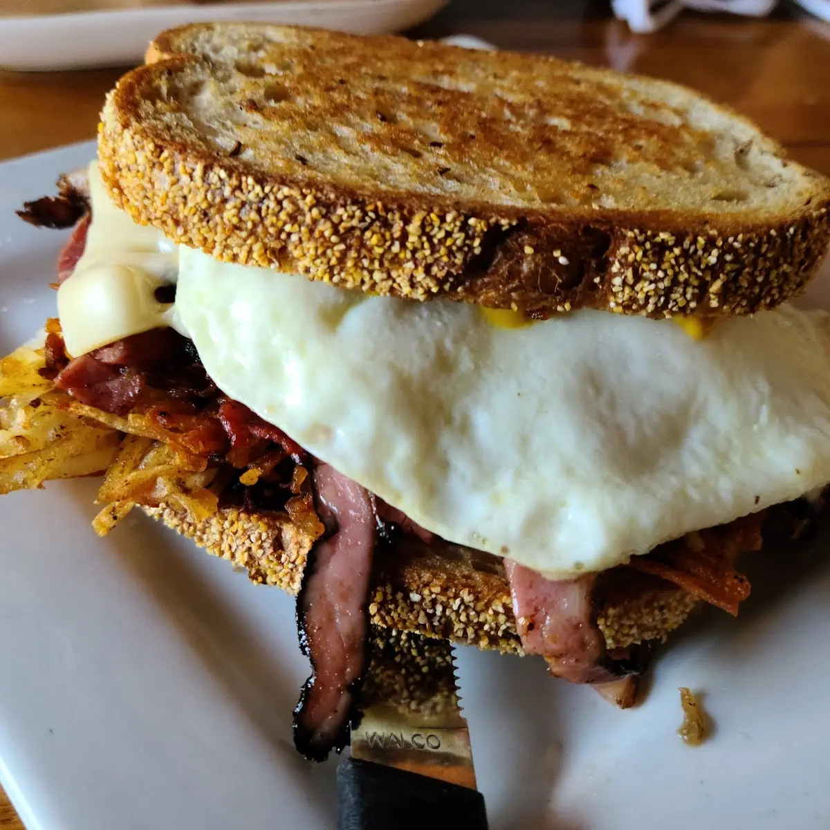The Pastrami & Egg Sandwich