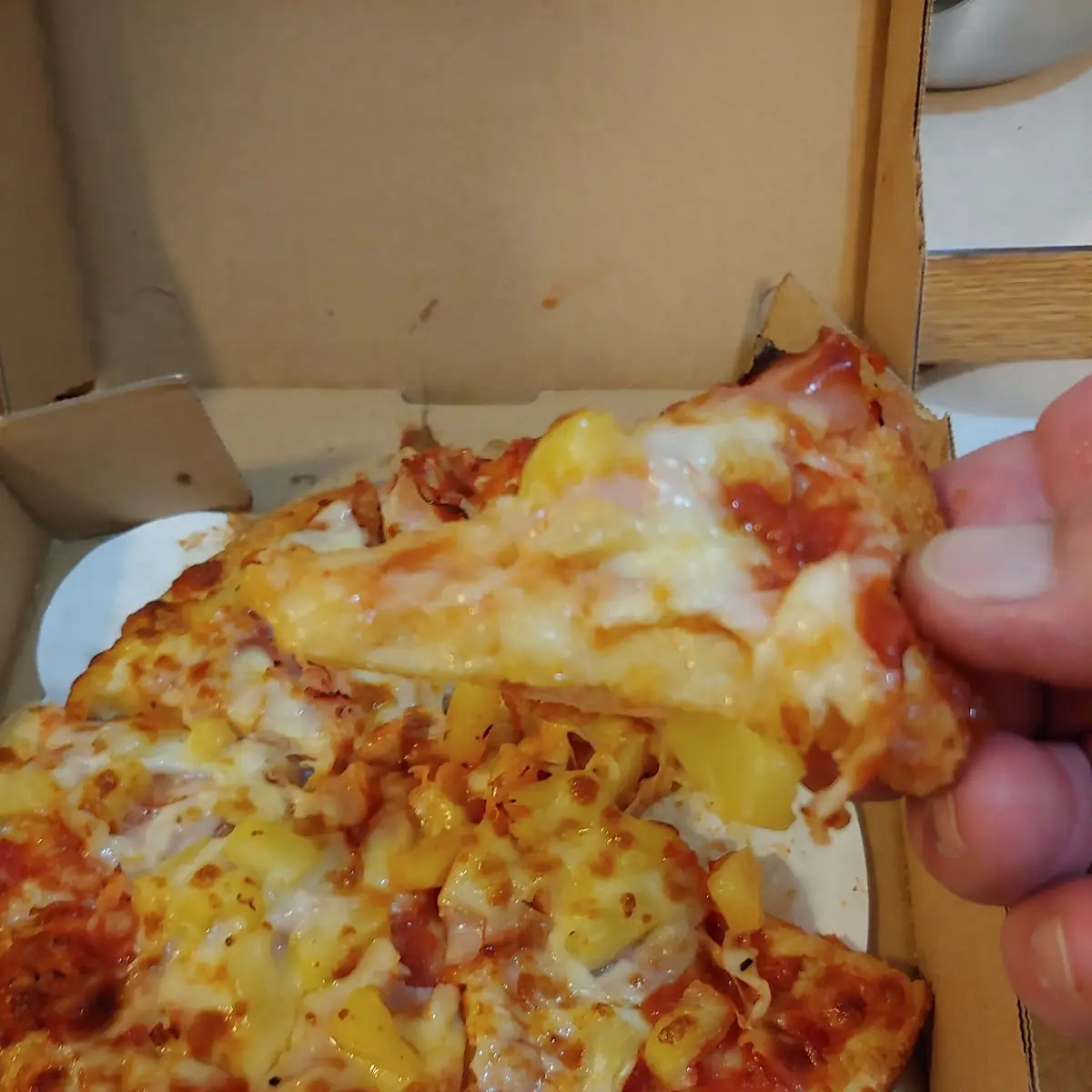 Personal Pizza Canadian Bacon Pineapple
