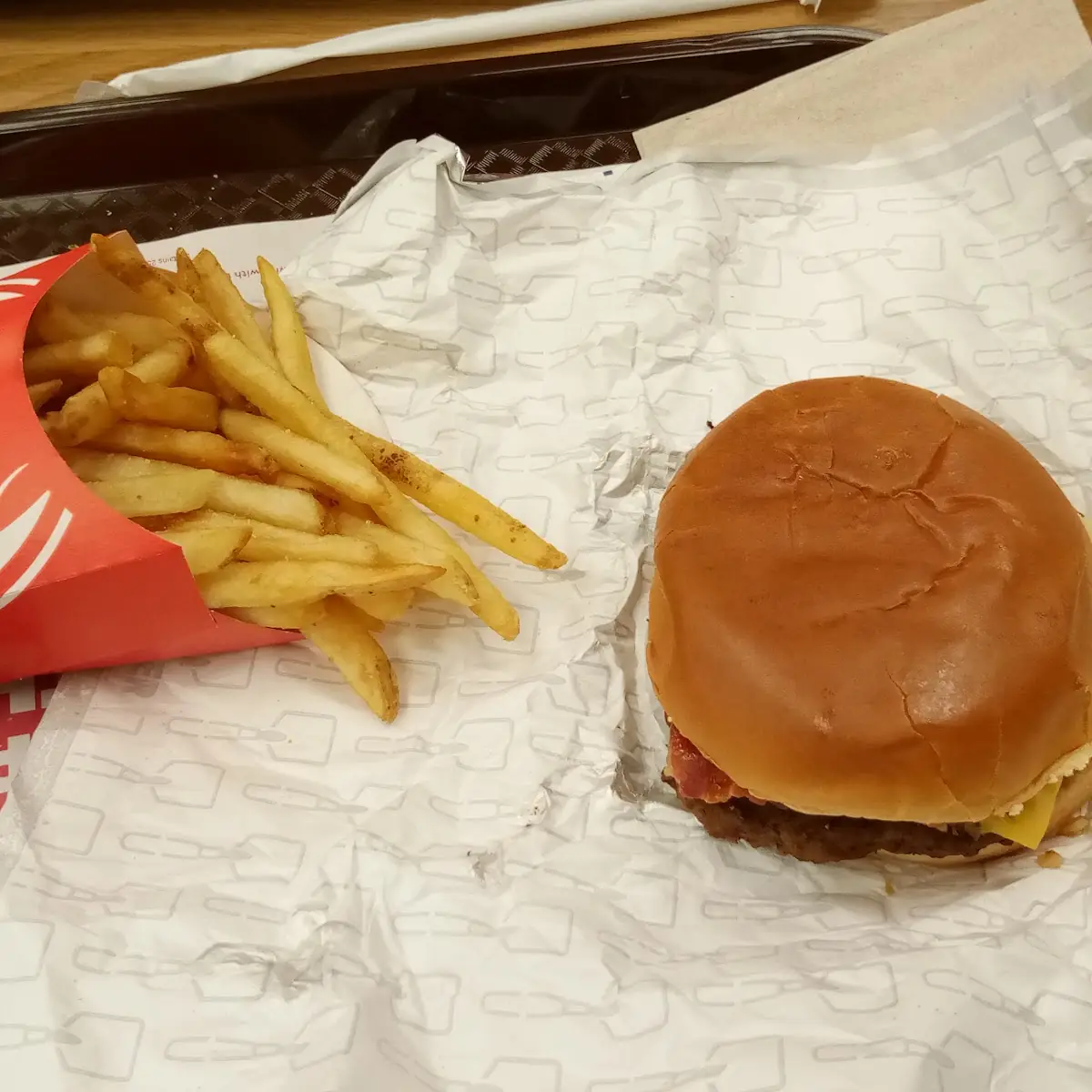 Baconator not the Junior Burger