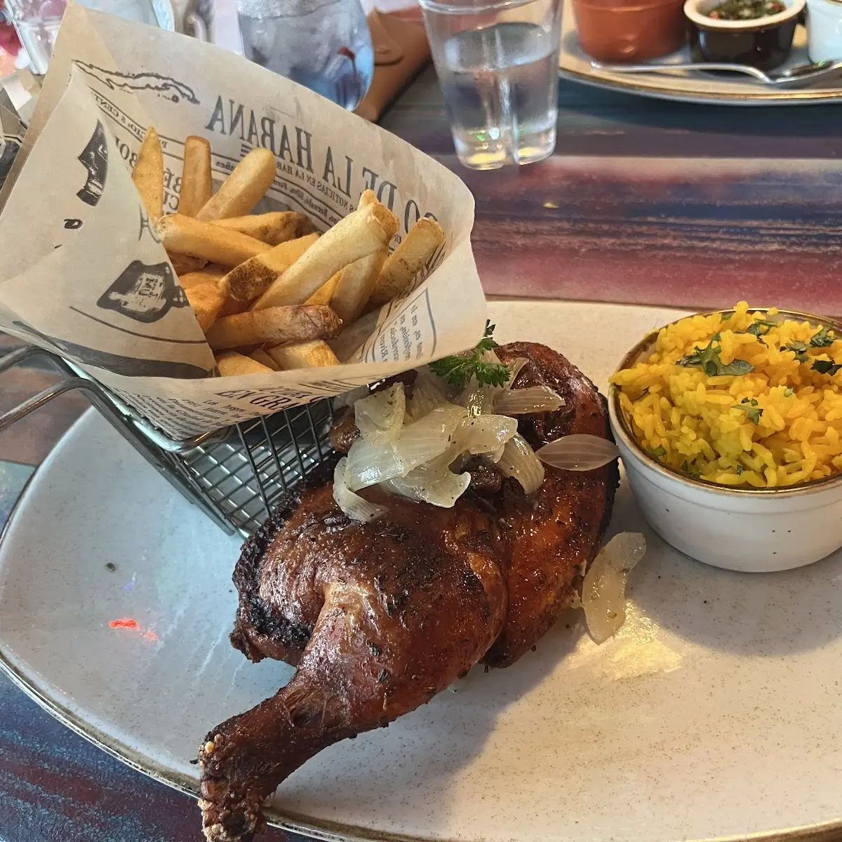 Roasted Half Chicken Pollo Asado a La Cubana