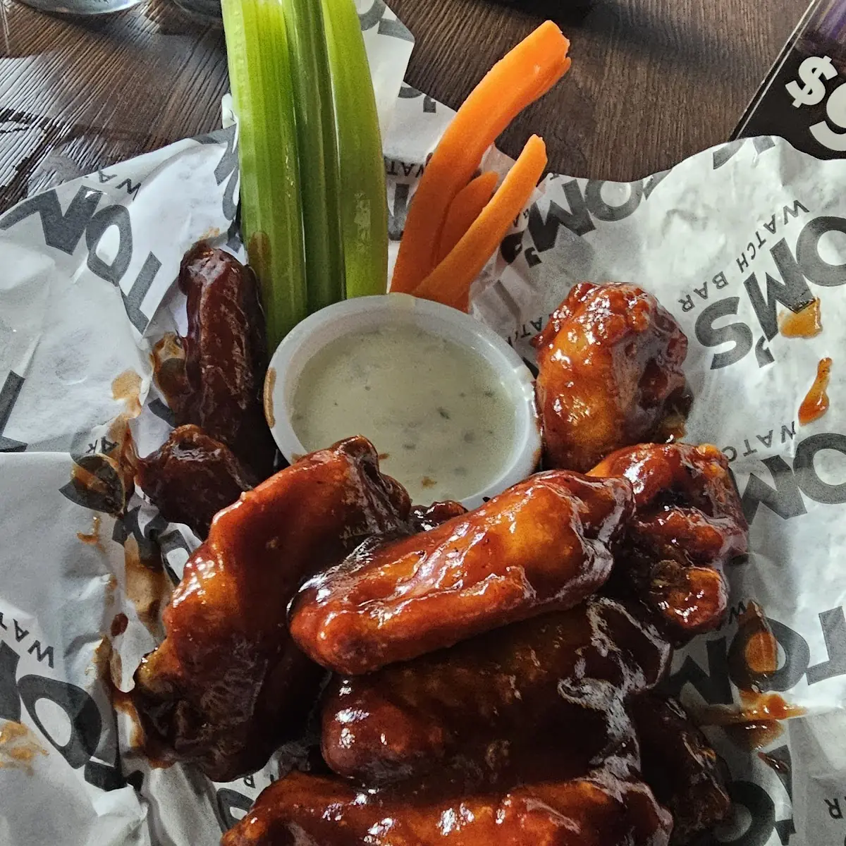 Honey BBQ Chicken Wings