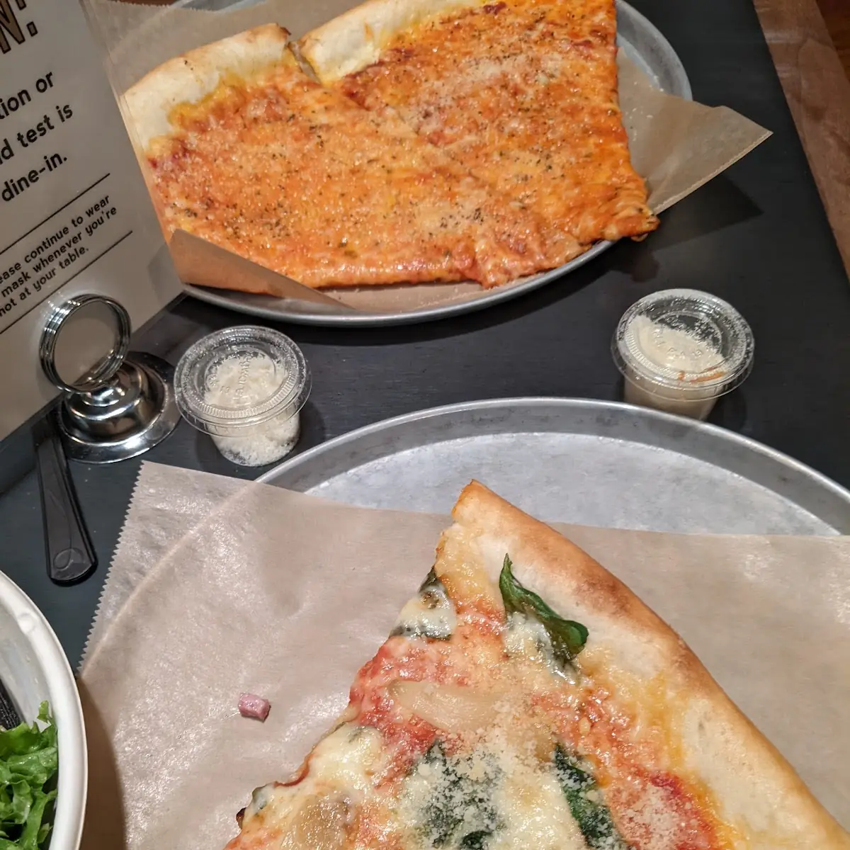 Herb Cheese Pizza Slice