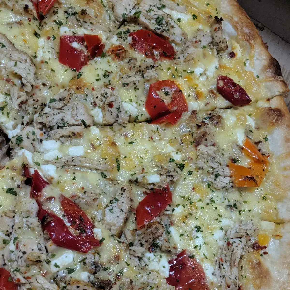 Large Spicy Chicken Pizza