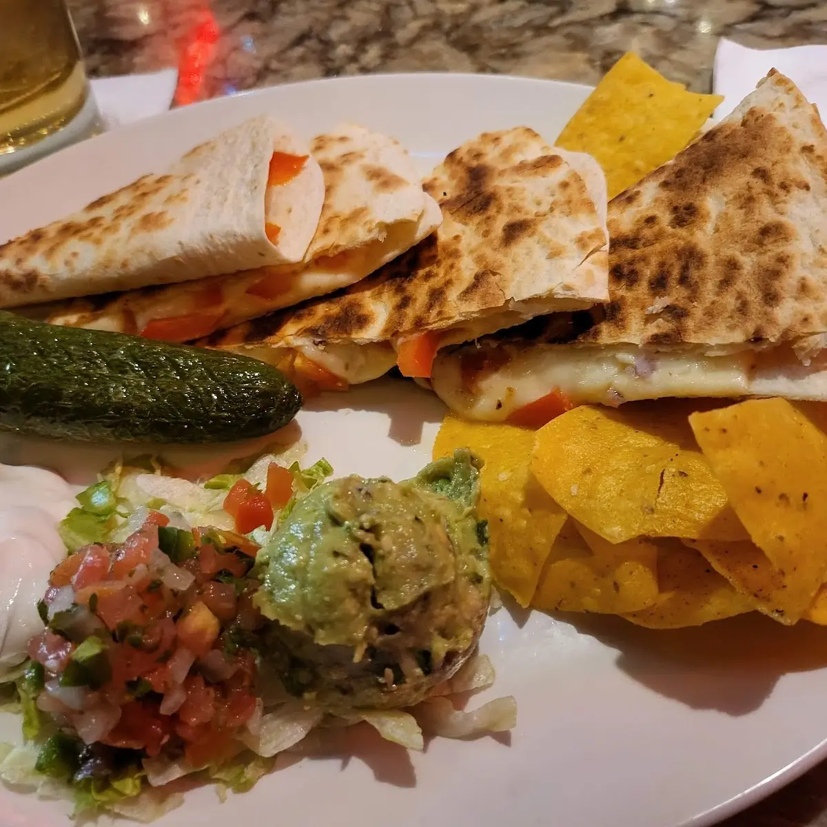 Key West Chicken Quesadilla