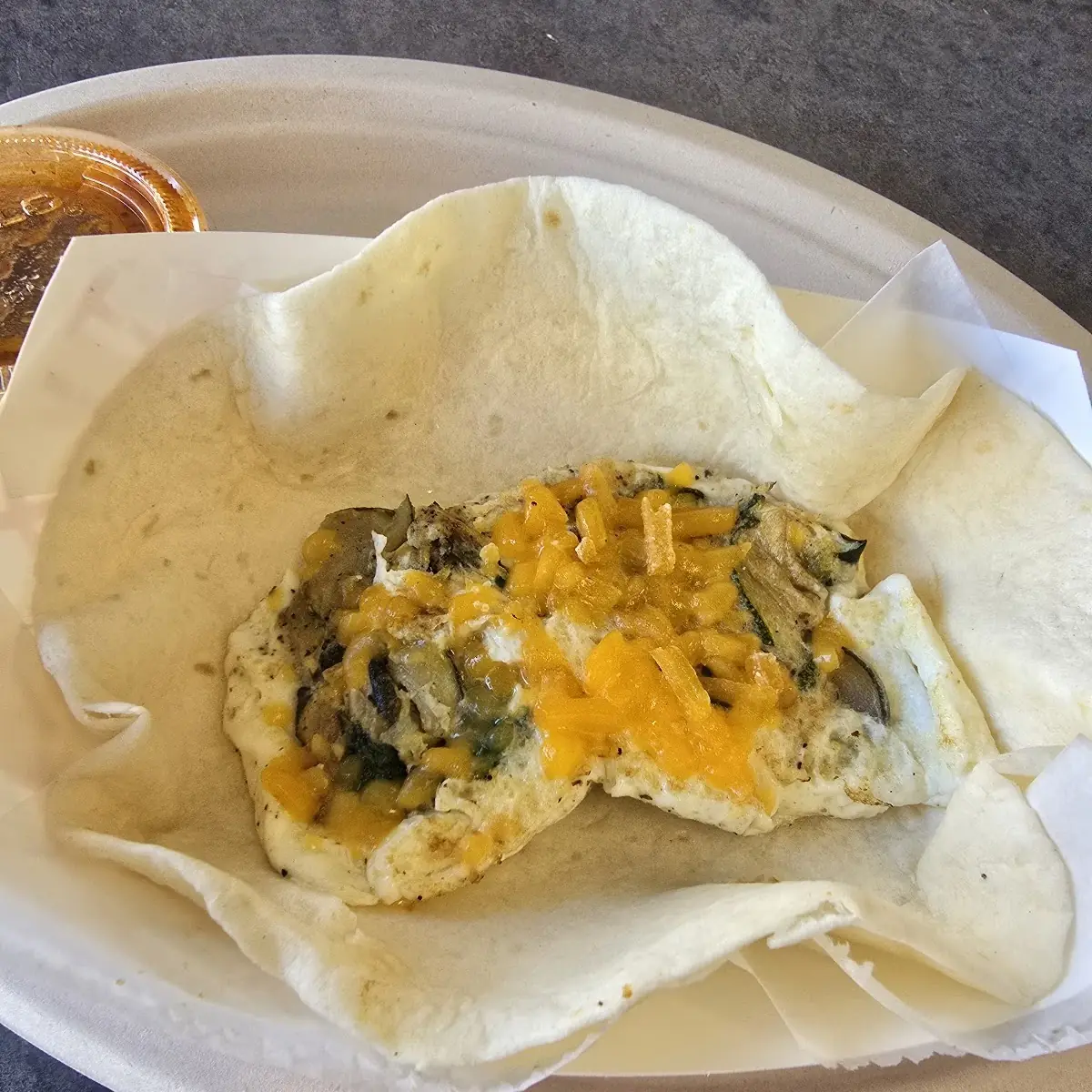 Taco Egg Cheese Sandwich