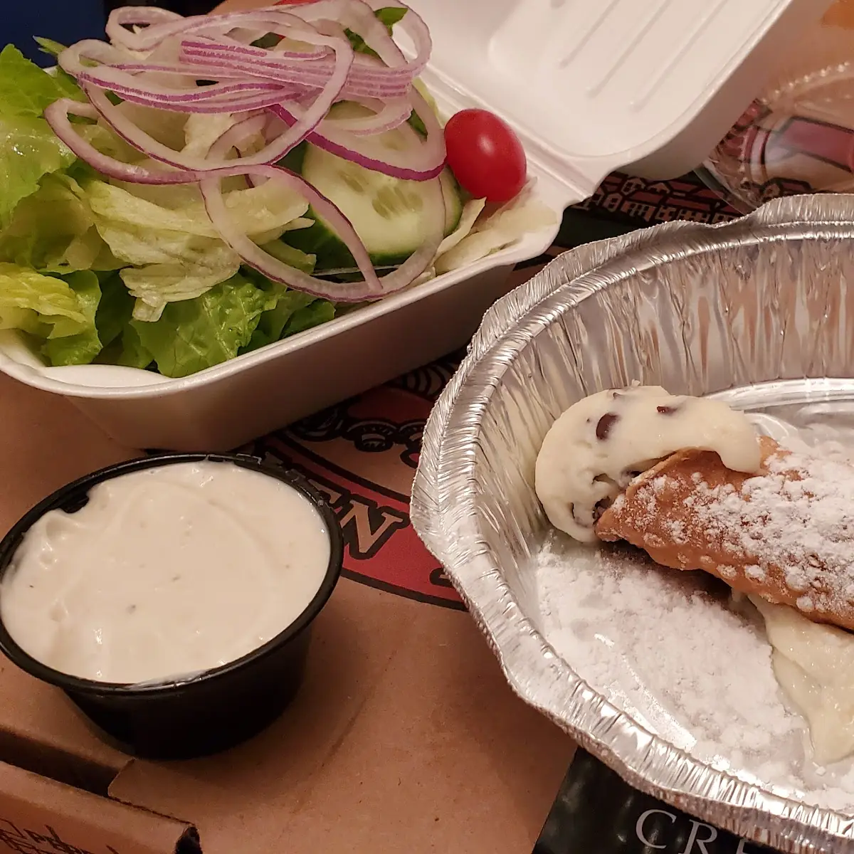 Cannot and Side Salad