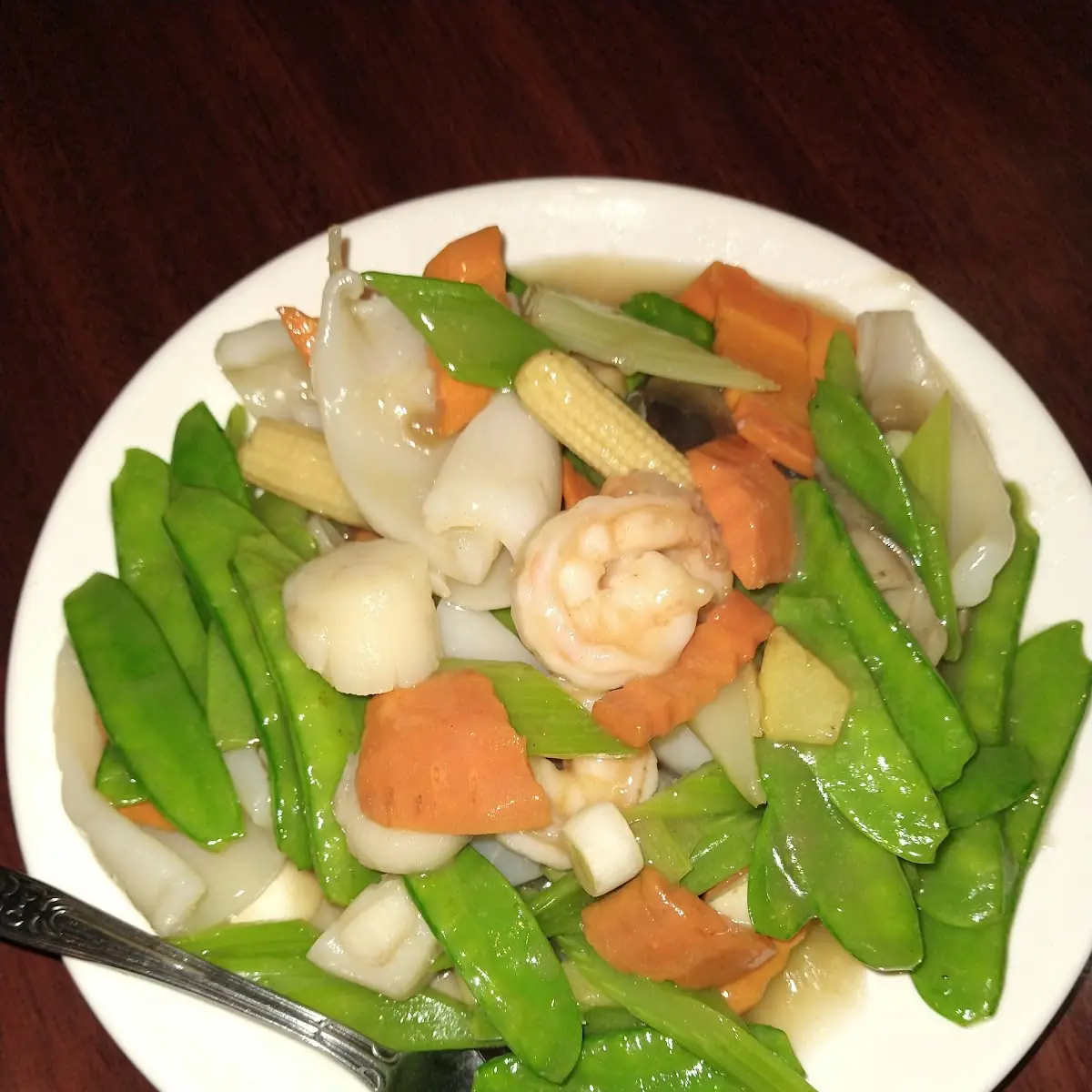 Snow Peas w Water Chestnuts