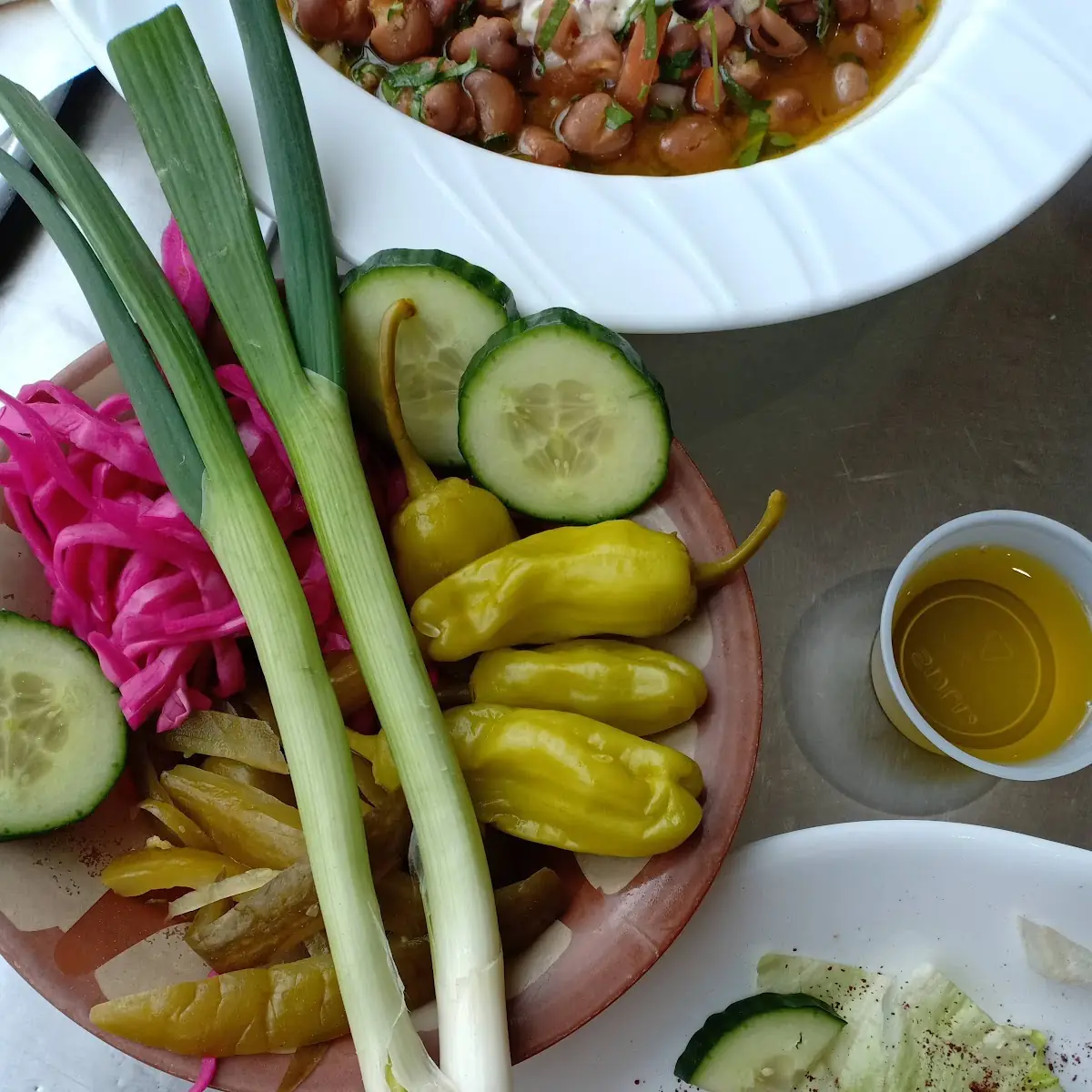 Damascus Moujadarah with Side Salad