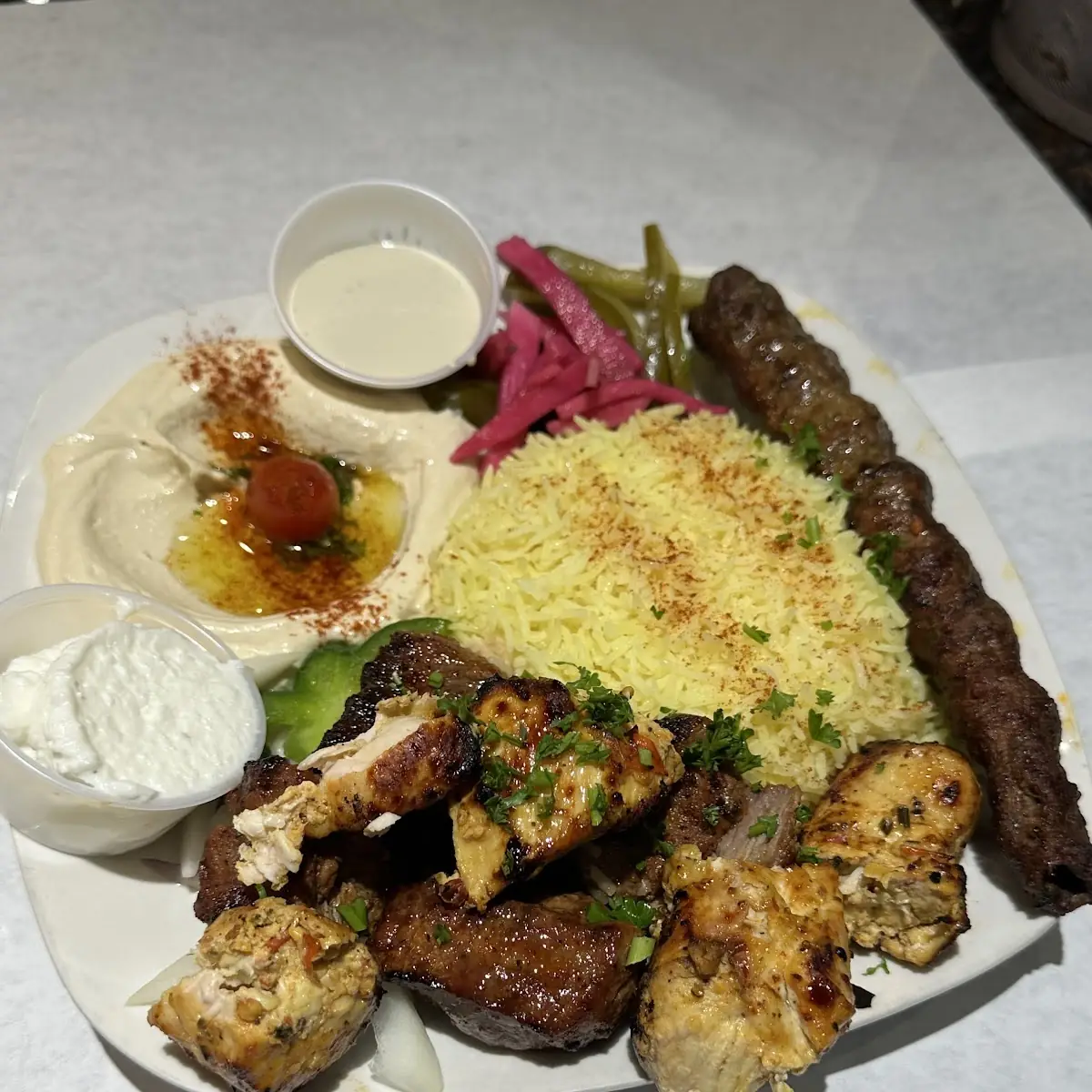Lamb Kebab Skewer