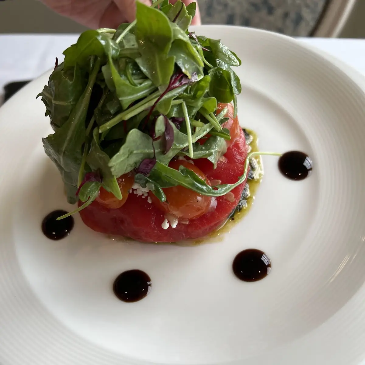 Compressed Watermelon Salad