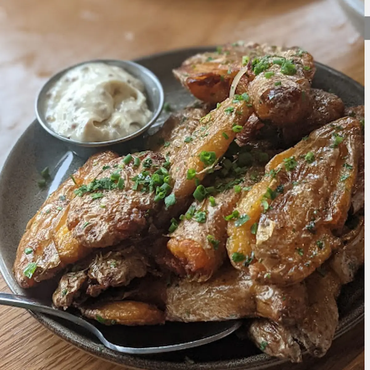 Duck Fat Potato Tostones