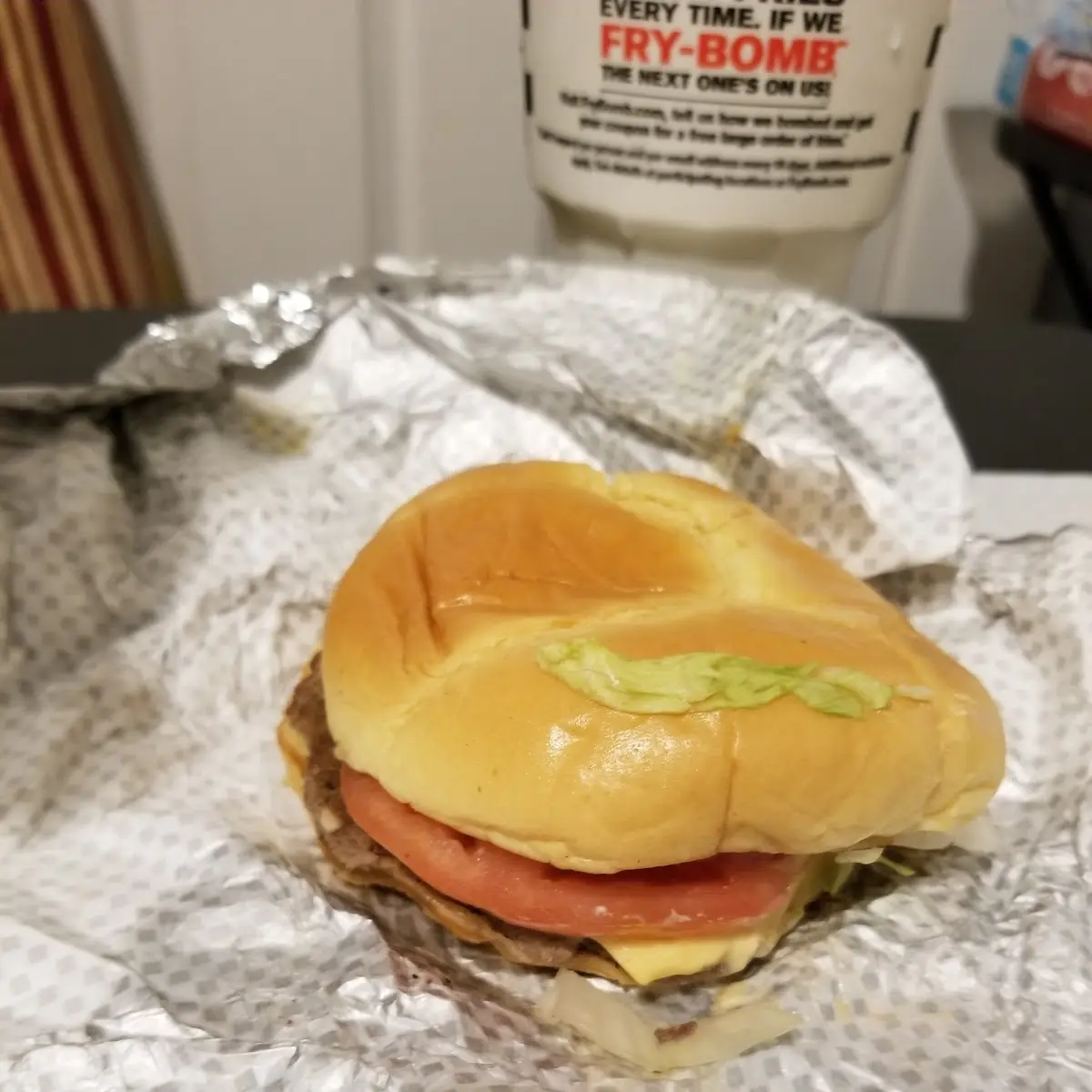 The Real Checkers Cheeseburger Deluxe