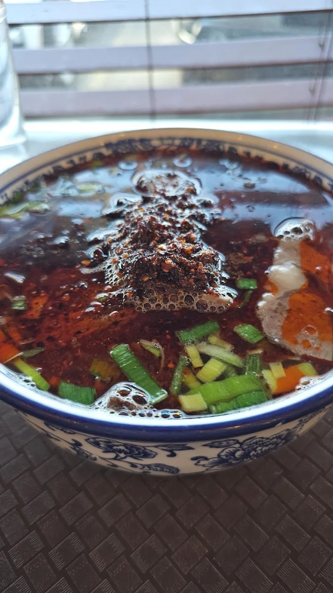 1 Beef Noodle Soup with Lots of Garlic Chili Oil, Calan Beef Noodle(Halal)