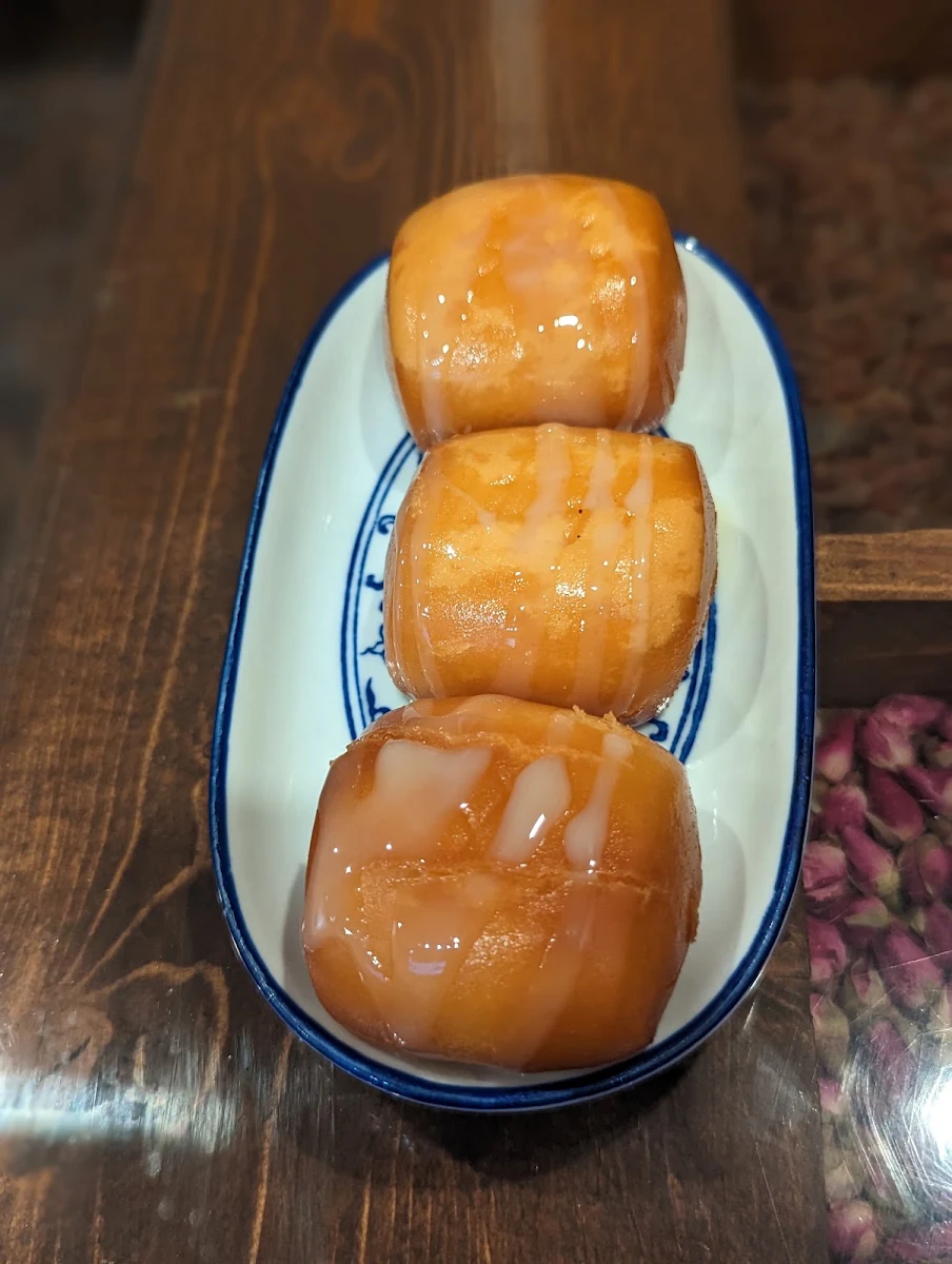Deep Fried Bread with Condensed Milk, Calan Beef Noodle(Halal)