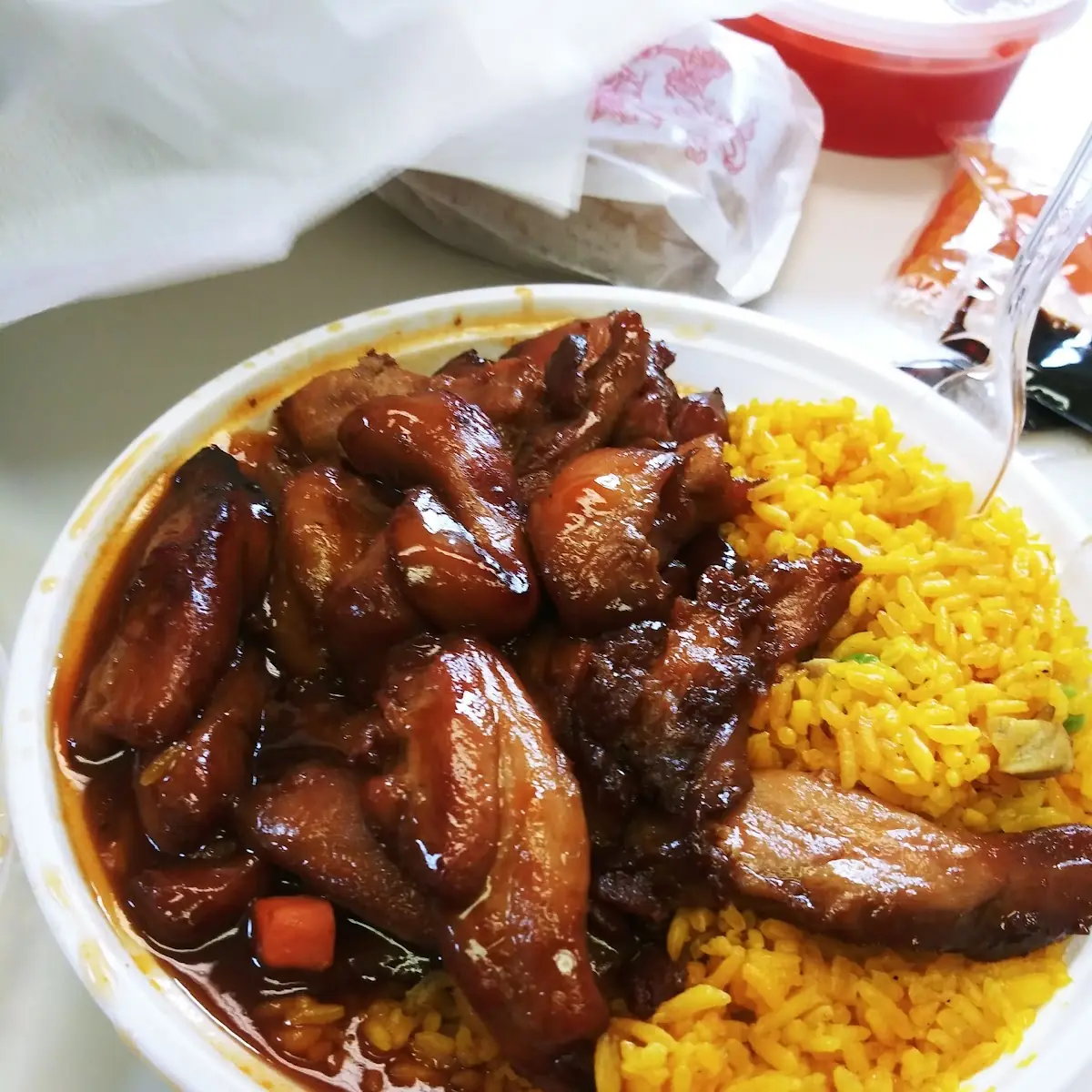 Bourbon Chicken Fried Rice