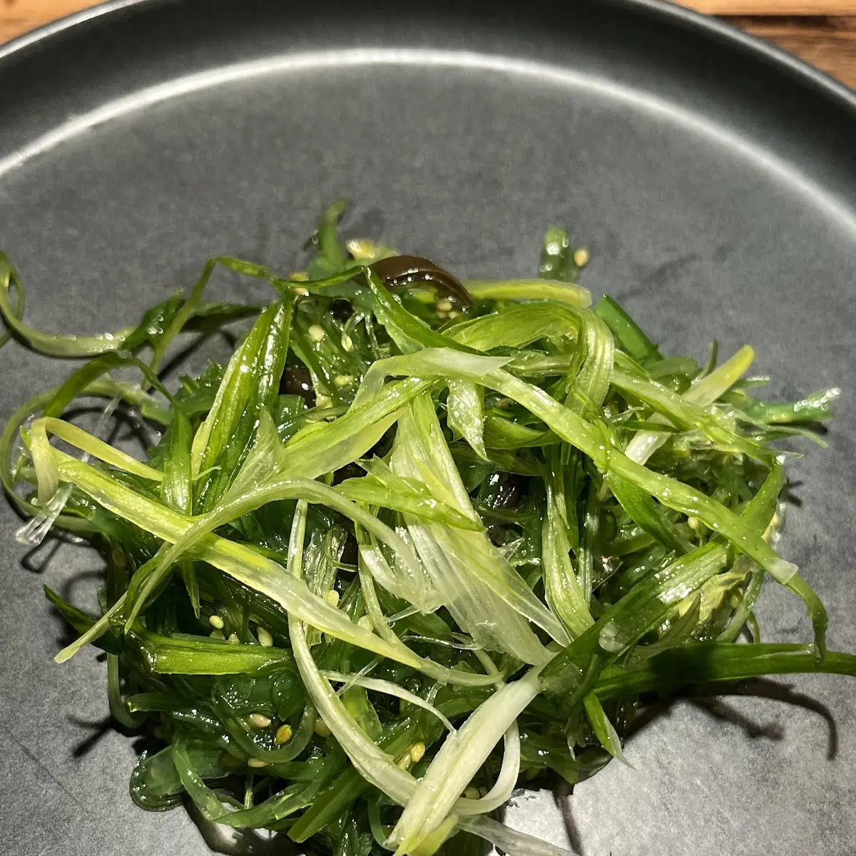 Seweed Salad with Sesame Seed and Scallion