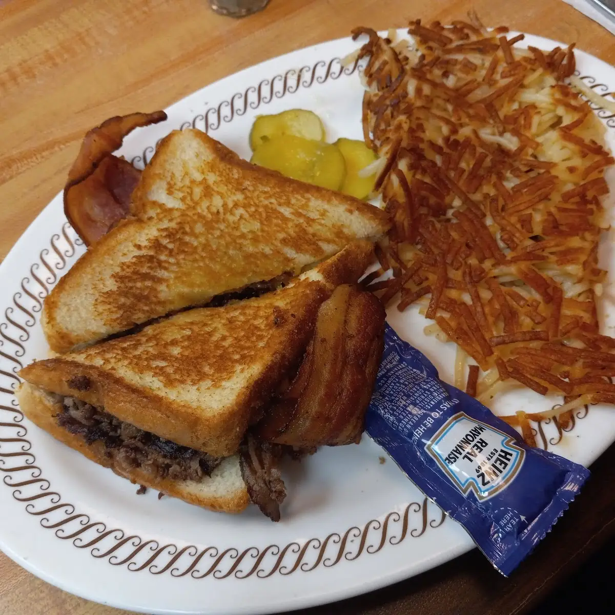 Bacon Cheese Steak Sandwich