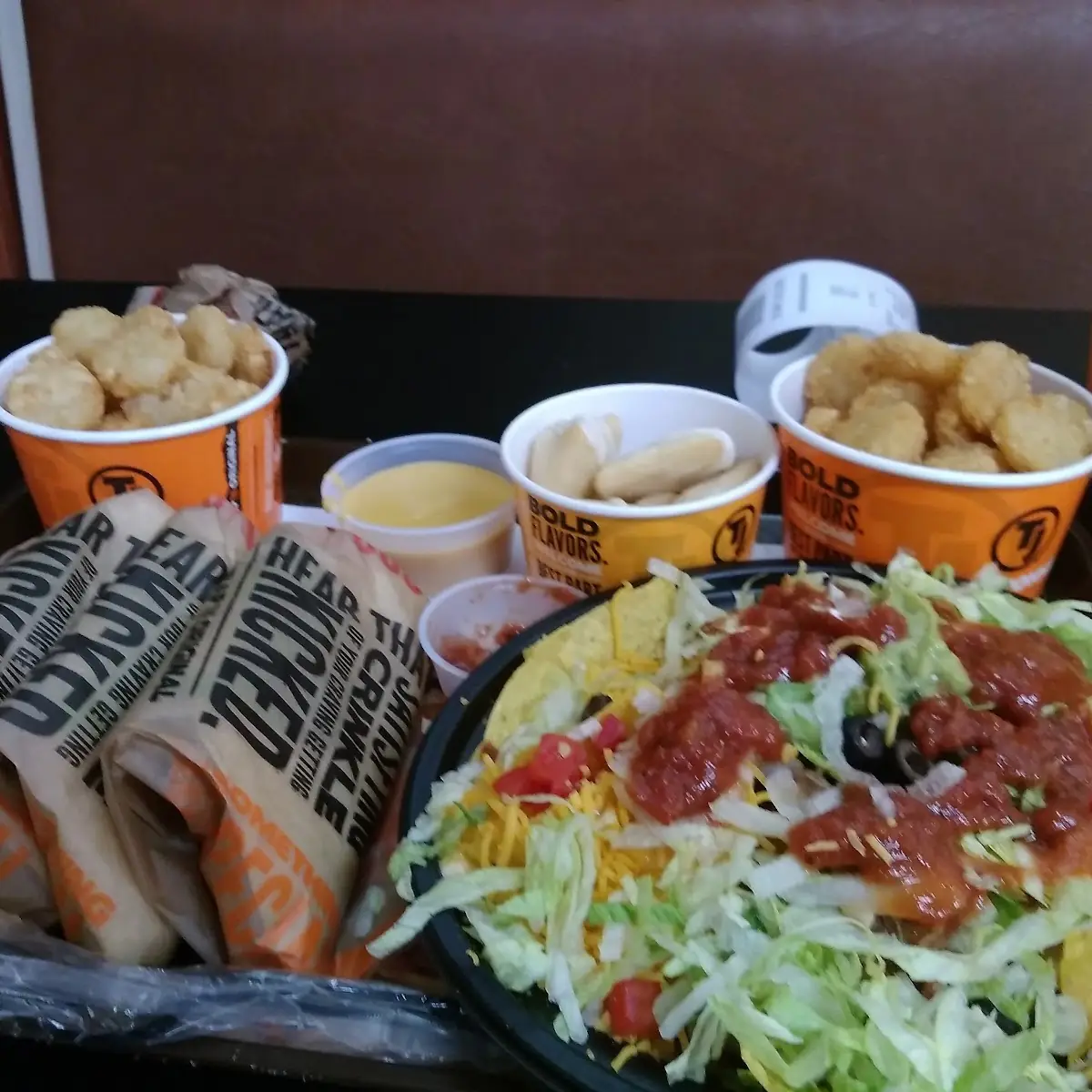 6 Pack and a lb with Nachos Supreme