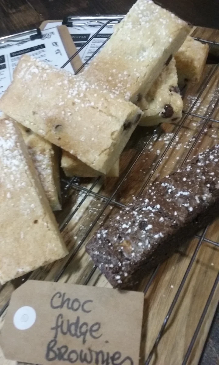 House Made Chocolate Fudge Brownies, Fare Cravin' cafe