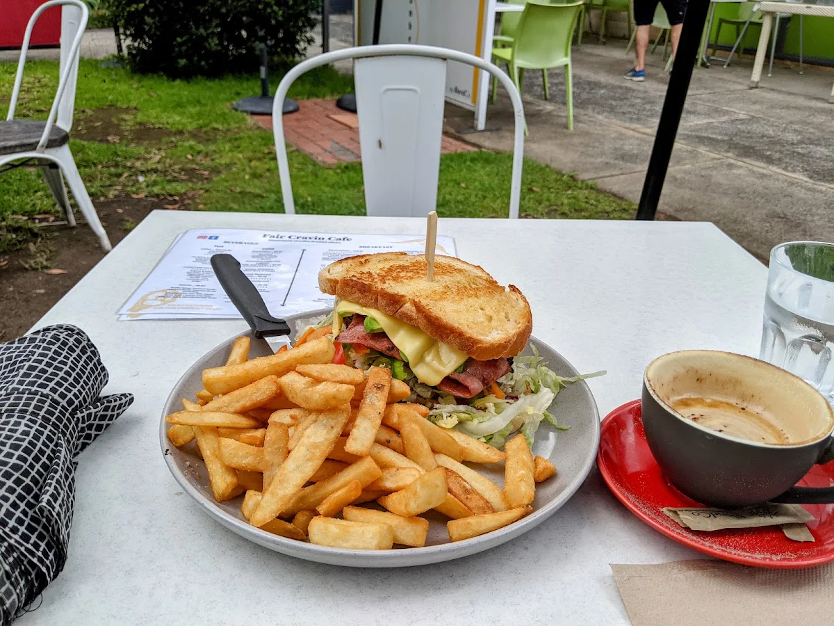 Steak Sandwich and Cappuccino, Fare Cravin' cafe
