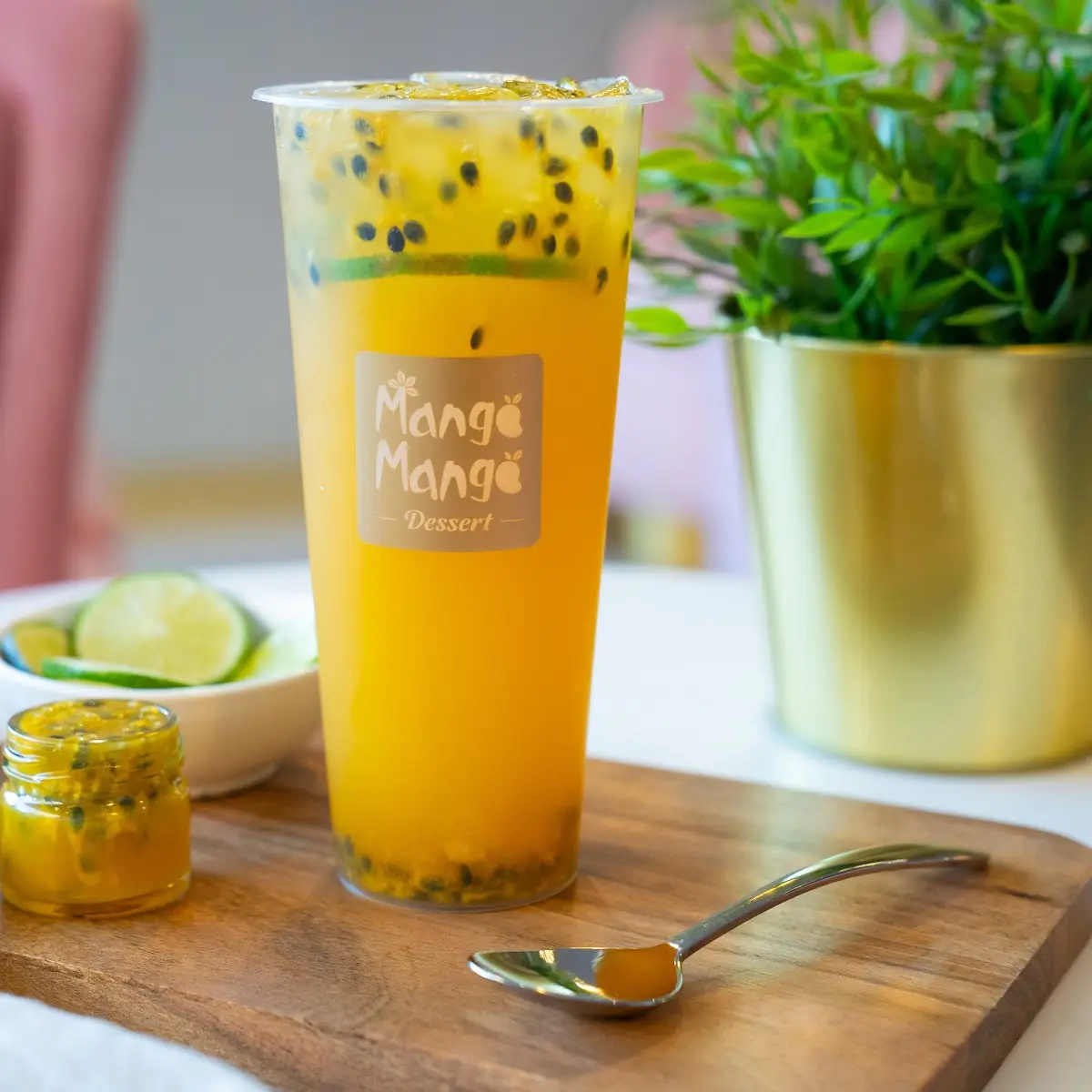 D12 Fresh Passion Fruit Green Tea w Seed