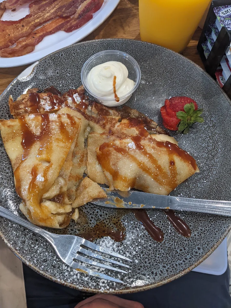 Banana Foster Crepe