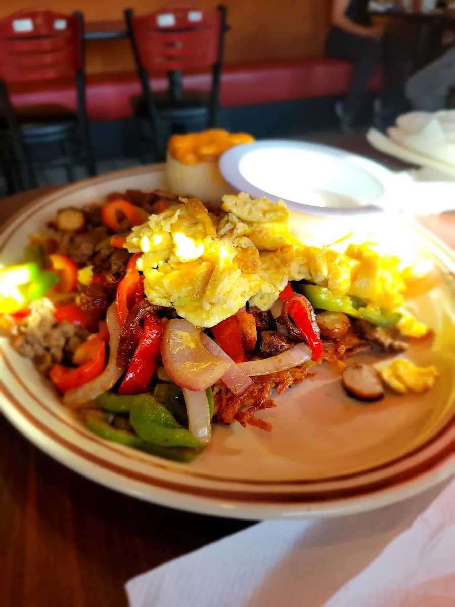 Meat Lovers Scrambled Eggs