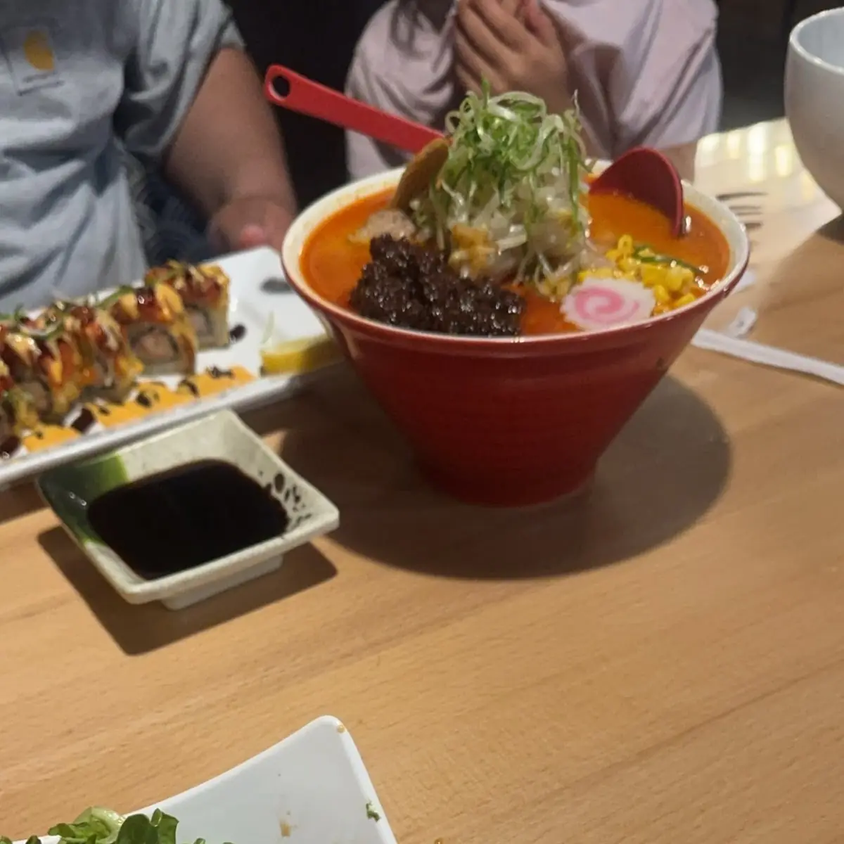 Side Salad and Ramen