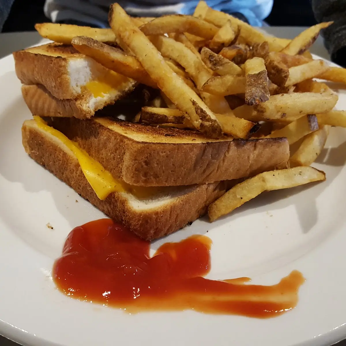 Kids Grilled Cheese with Fries