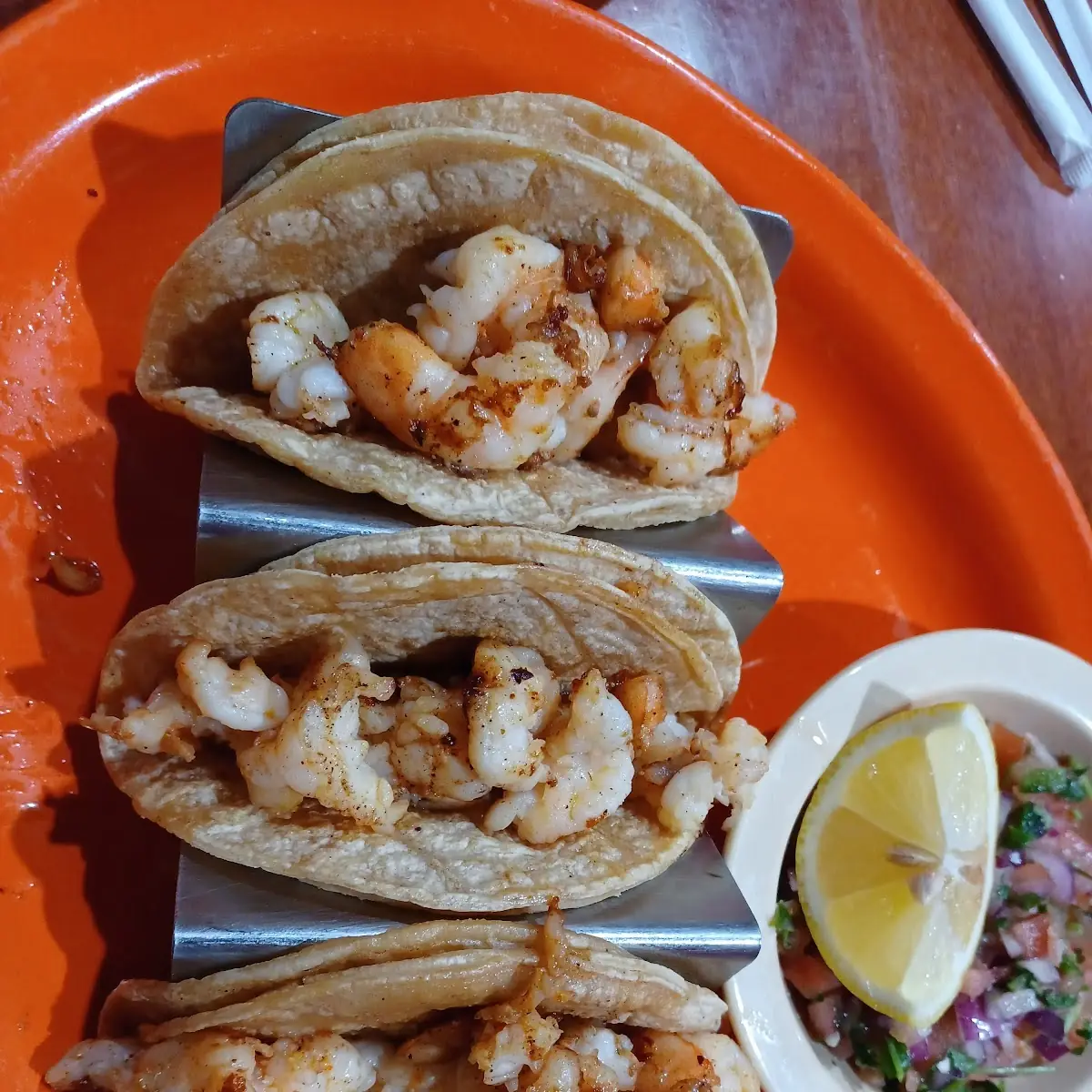 Shrimp Tacos Camaron