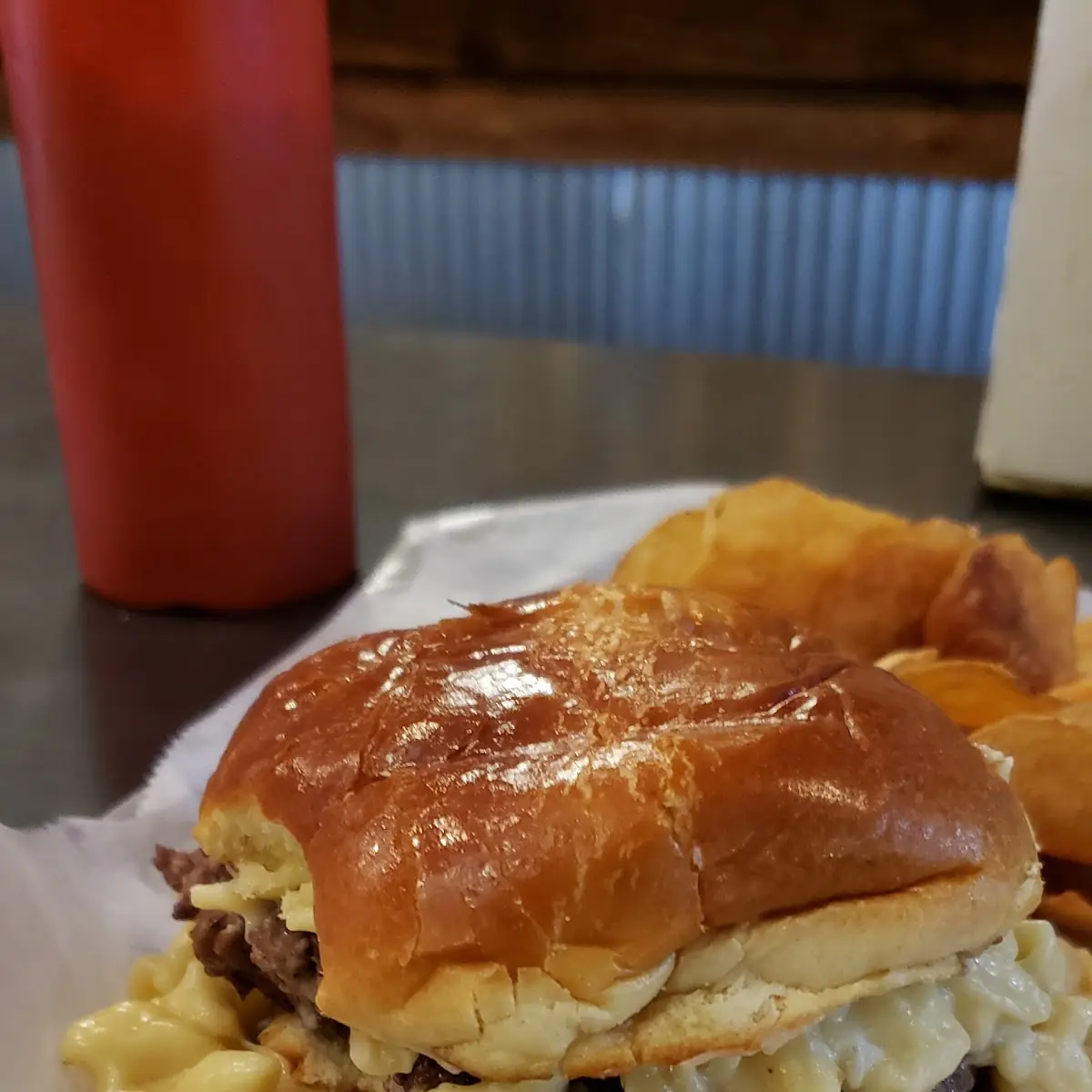 Mac and Cheese Burger