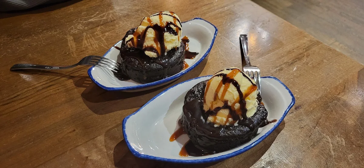 New Molten Chocolate Cake & Ice Cream