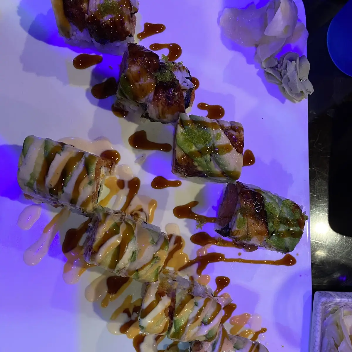 3. Dragon Roll (8 Pieces)