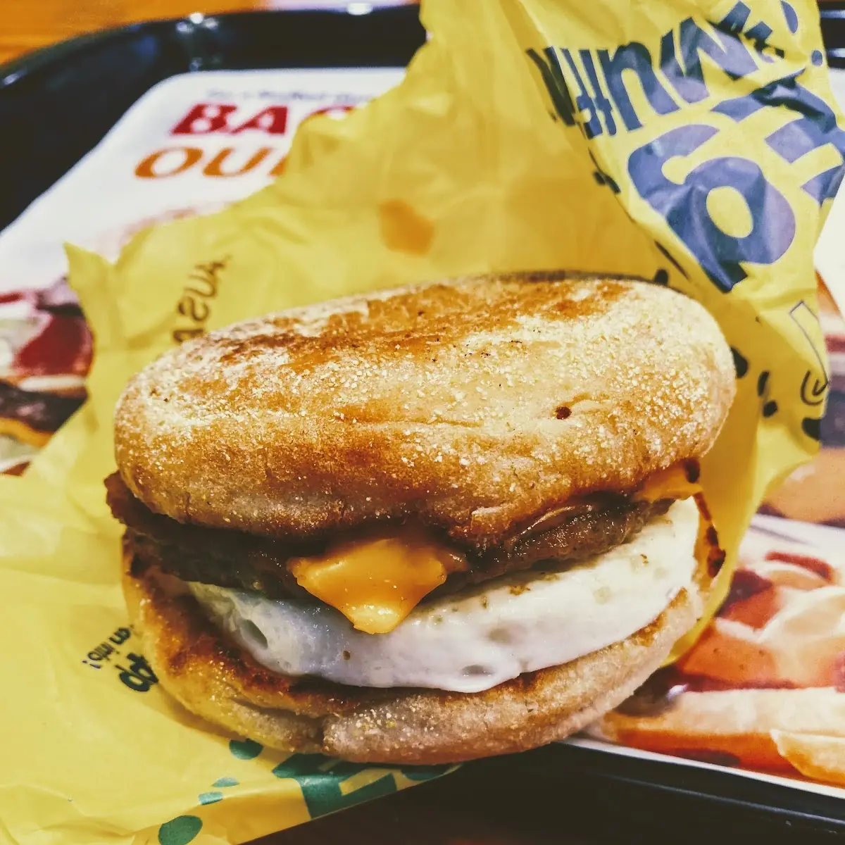 Spicy Saja Mcmuffin with Egg