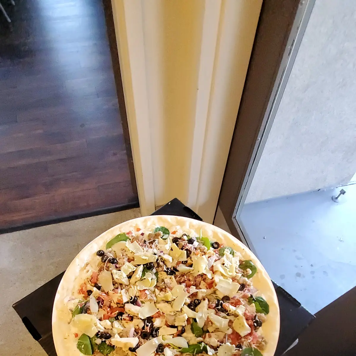Chicken Bacon Artichoke on Flat Crust