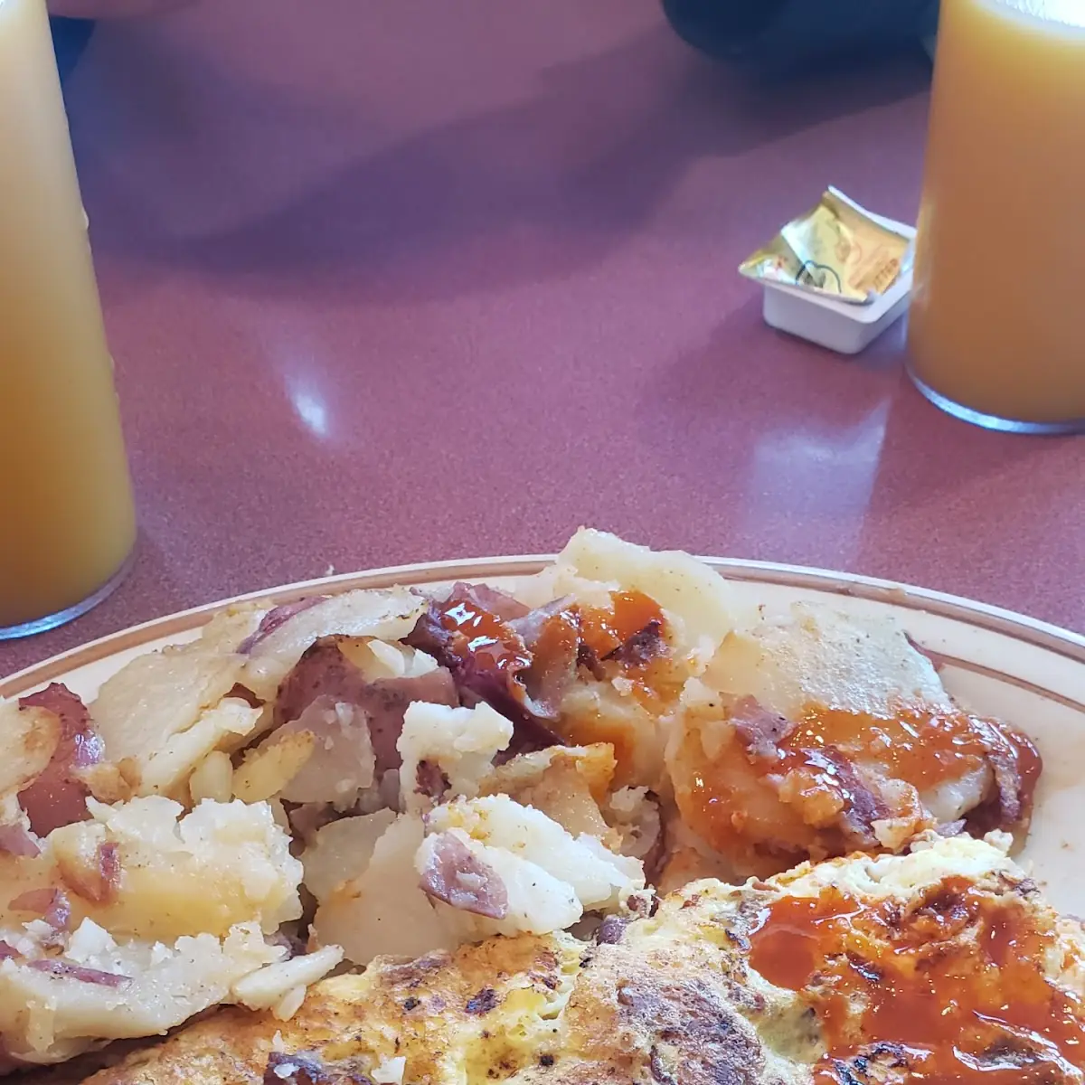 Feta Bacon Omelet
