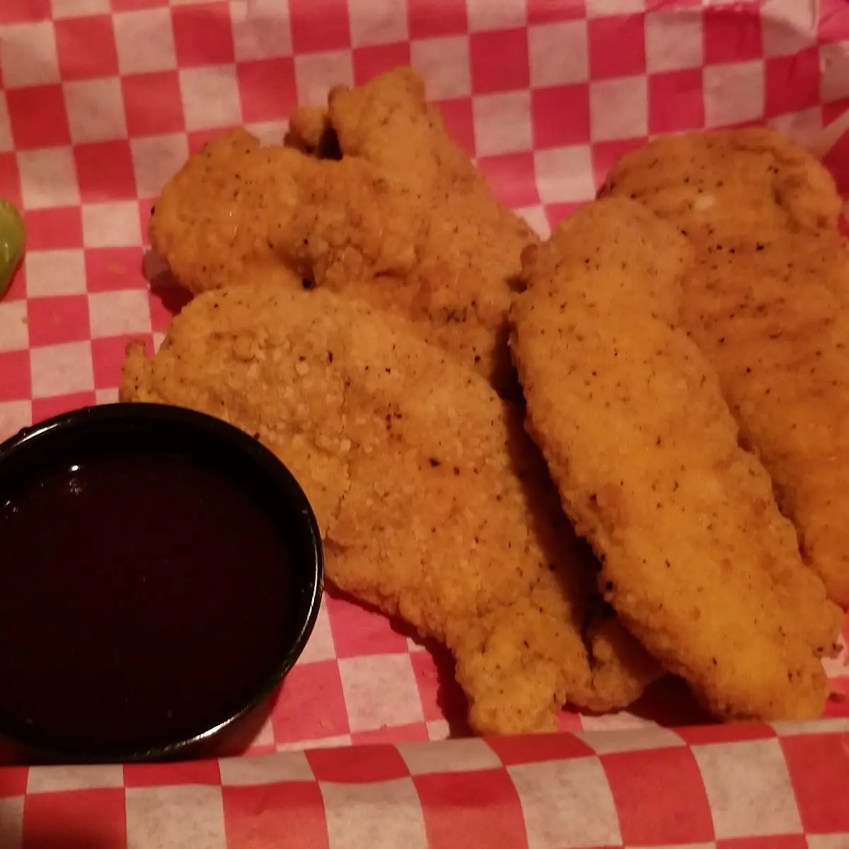 Fried Fish with Potato Salad