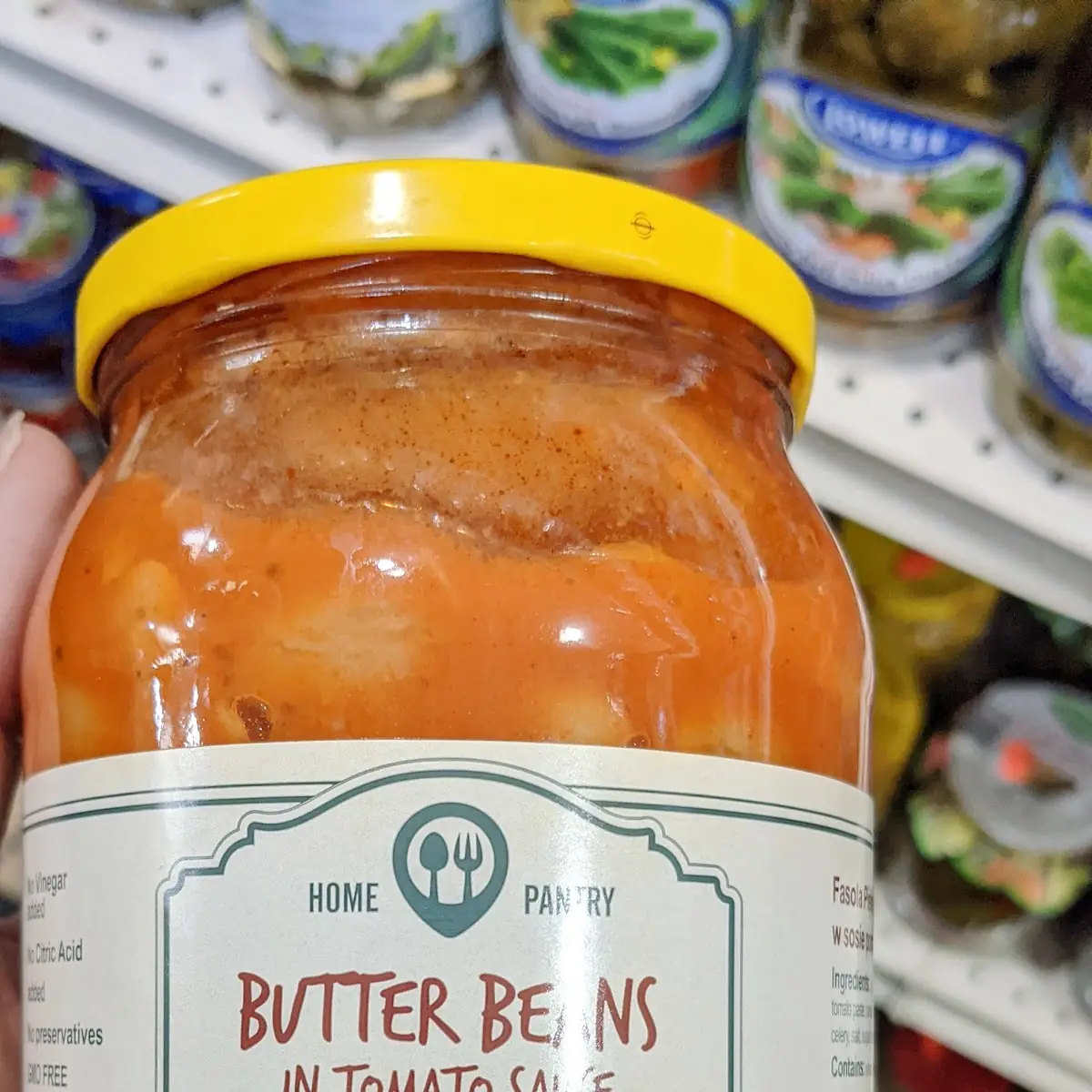 Butter Beans in Tomato Sauce