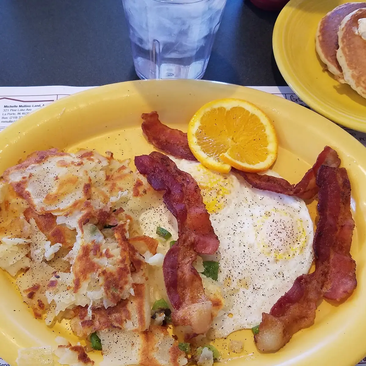 Bacon Eggs and Hashbrowns