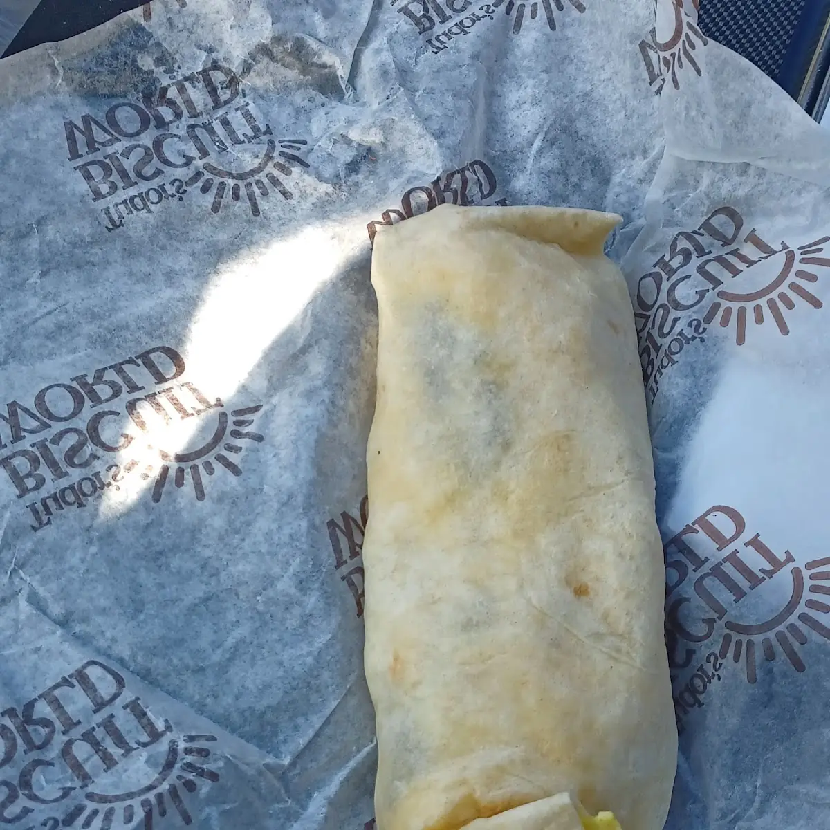 Sausage Egg and Cheese Breakfast Burrito