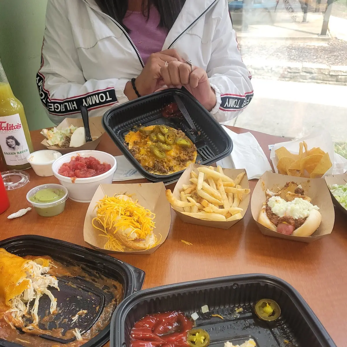 Coney with Cheese Fries Tostada Dinner