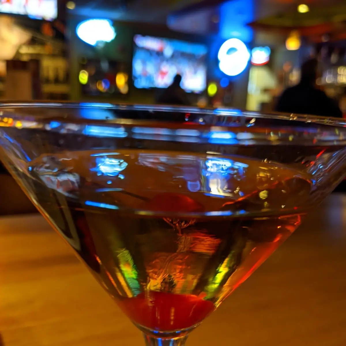 Manhattan Straight Up Top Shelf Whiskey