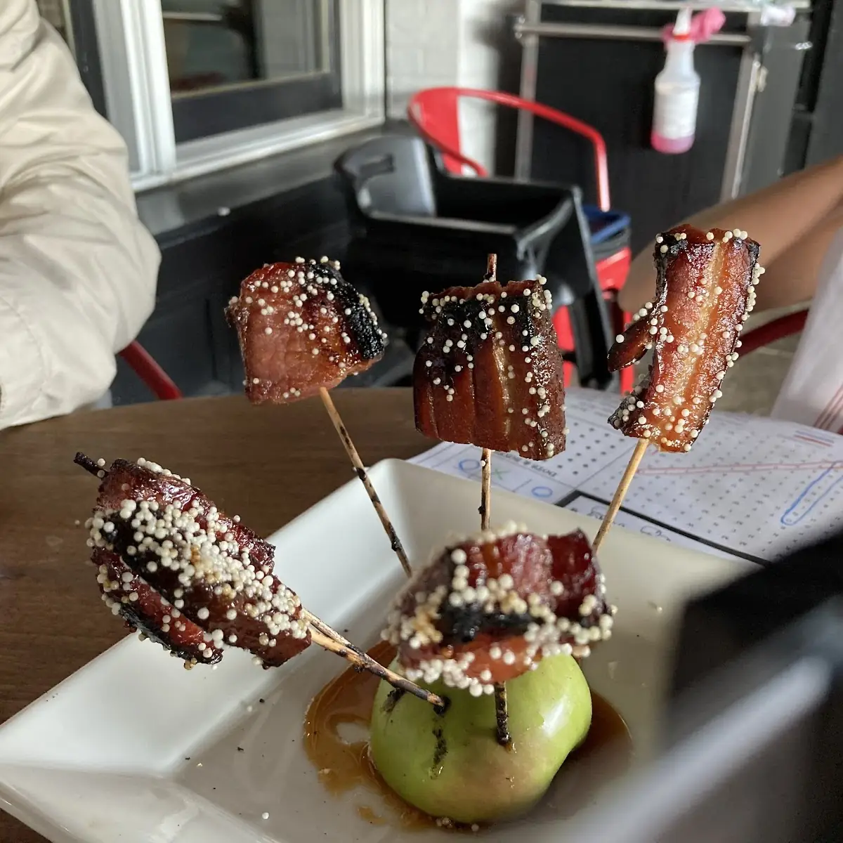 Candied Bacon Lollipops