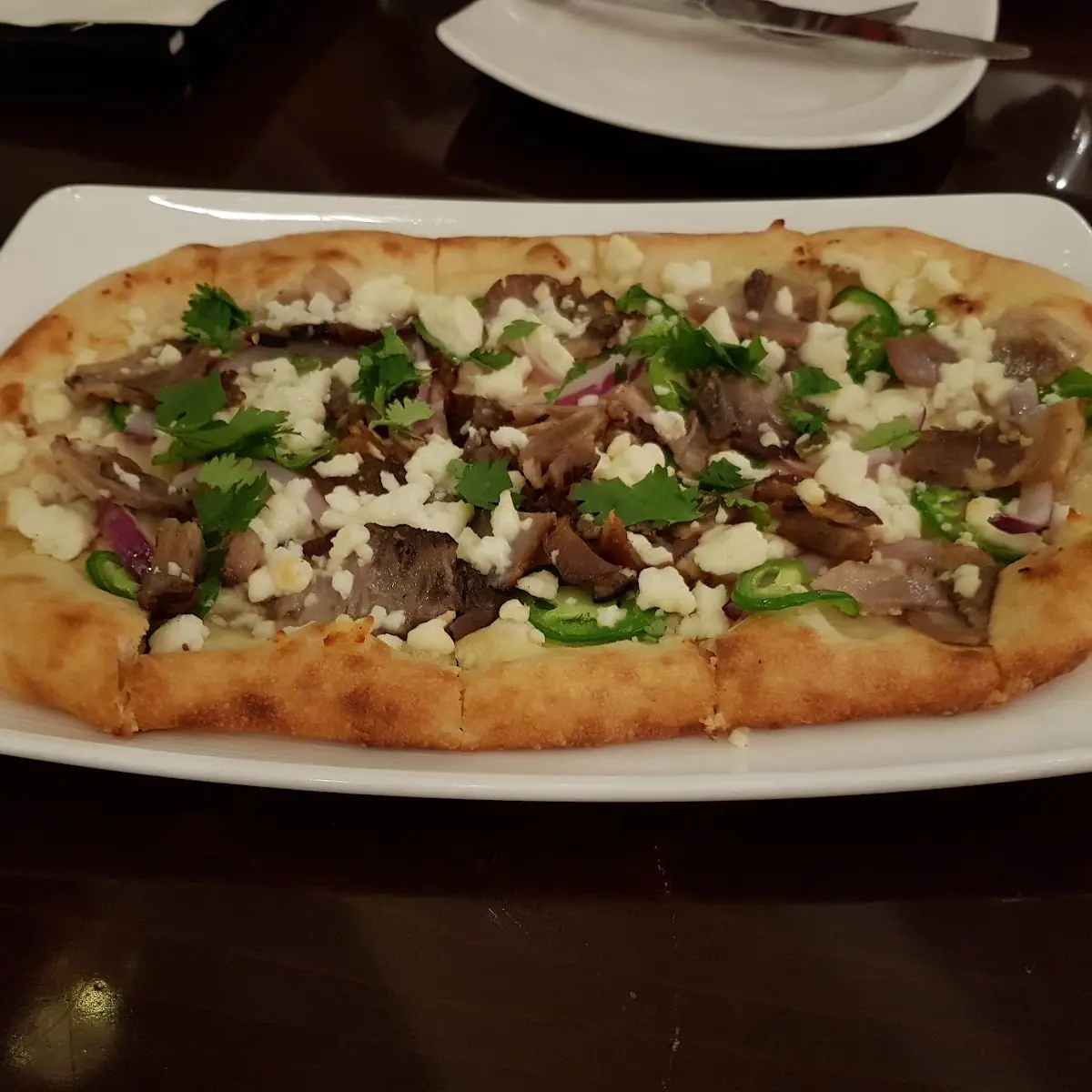 Margherita Flatbread w Lamb & Beef