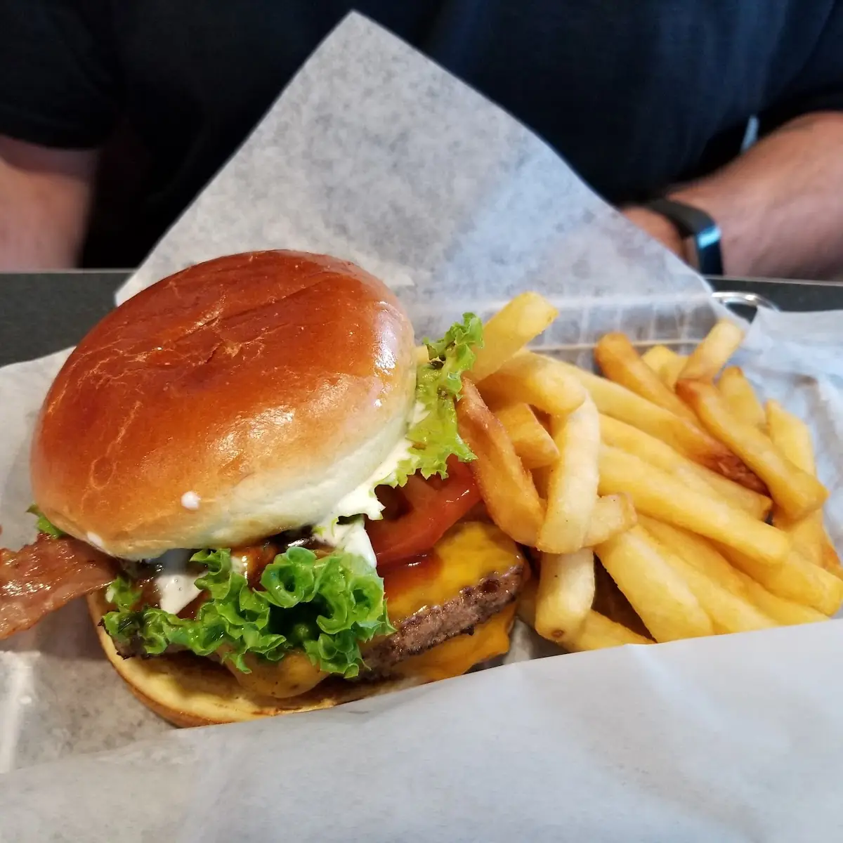 Double BBQ Bacon Cheeseburger