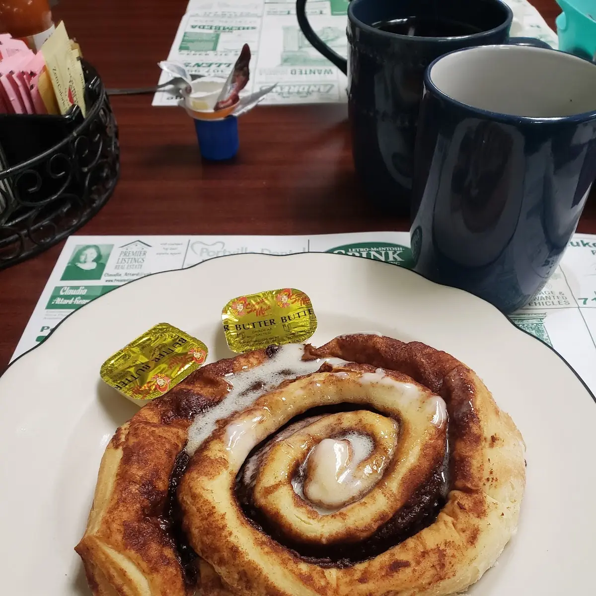 Fresh Baked Cinnamon Roll
